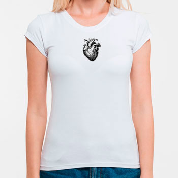 Camisetas estampadas mujer Corazón