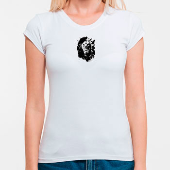Camisetas estampadas Mujer luna