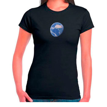 Camisetas estampadas Mujer galaxia