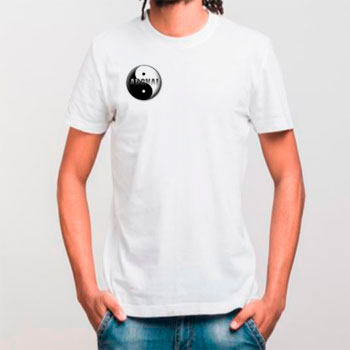 Camiseta estampada diseño galaxia